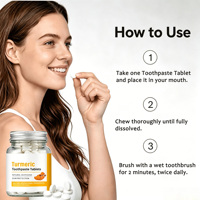 Tablet Pasta Gigi OEM Fresh Breath Multi-Vitamin Nano Hydroxyapatite Vitamin Bahan Herbal untuk Pemutih Gigi