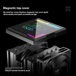 <span class=keywords><strong>2025</strong></span> mới đến cho Thermalright vô song sát thủ 140 Đen kỹ thuật số đôi làm mát bằng không khí trường hợp máy tính - Product Image 3