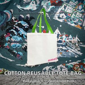 Sac fourre-tout en toile de coton biologique avec lettres, pour la fondation contre le cancer du sein - Product Image 3