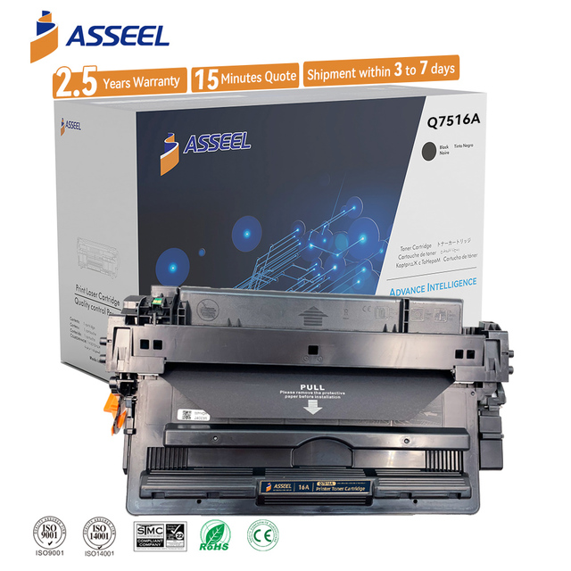 ASSEEL Toner Cartridge Q7516A CZ192A 92A 93A 039 CF214A 7516A 7516 16A Compatible for HP LaserJet 5200 5200tn 5200dtn