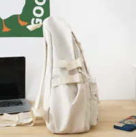 Sac à Dos Mignon et Tendance pour Filles, à Multiples Poches, pour l'École Primaire, le Collège et le Lycée, Doublure en Polyester