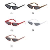 Ultem Frame Lunettes de soleil futuristes Hommes Lunettes Cadres Rondes Petites nuances en plastique Petites femmes Lunettes de soleil yeux de chat