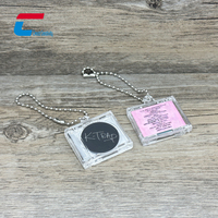 Etiqueta RFID Mini CD de Música con Chip NFC NTAG213 de 13.56MHz, Plástico Impermeable/Resistente a la Intemperie, Impresión Personalizada Promocional a Precio de Fábrica