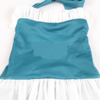 Traje de Baño de una Pieza para Niña, Modelo Bikini Coreano, Estampado Personalizado, Colores Brillantes