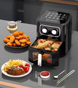 Four à friture électrique multifonctionnel 10L, grande capacité, contrôle numérique, friteuse à air moderne - Product Image 5