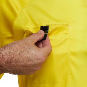 Maglia da Arbitro di Calcio Personalizzata con Zip, Divisa da Arbitro Maschile a Maniche Corte - Product Image 4