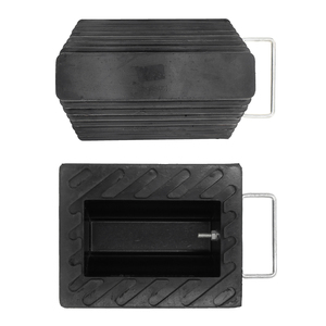 Tope de seguridad para neumáticos de vehículos, anillo de goma y metal resistente para seguridad en estacionamiento de remolques y caravanas, en stock - Product Image 5