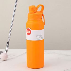 Modern Portable <b>Water</b> Bottle 750ml 950ml Stainless Steel Vacuum Insulated <b>Thermal</b> Flask for Camping - Product Image 1