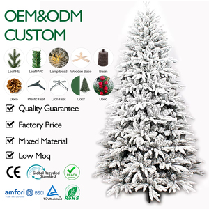 UMIND Vente en gros <span class=keywords><strong>de</strong></span> décorations <span class=keywords><strong>de</strong></span> <span class=keywords><strong>Noël</strong></span> Arbre <span class=keywords><strong>de</strong></span> <span class=keywords><strong>Noël</strong></span> floqué <span class=keywords><strong>artificiel</strong></span> classique écologique avec effet <span class=keywords><strong>de</strong></span> neige - Product Image 1