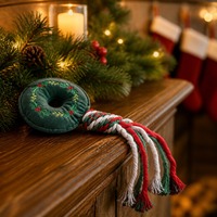 Jouet à tirer pour chien en peluche couineur, Corde de Noël, motifs Père Noël, Bonhomme de neige, Flocon de neige, Couronne, Arbre, Jouet de dentition pour chiots, 30 cm, Cadeau de Noël