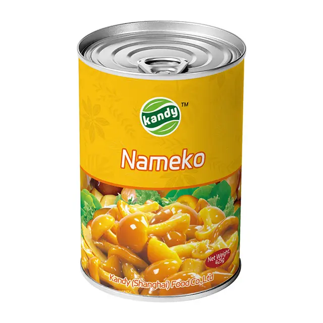 7113# Wholesale Food Grade Recyclable 425g Empty Tin Can for Food Canned Food Nameko