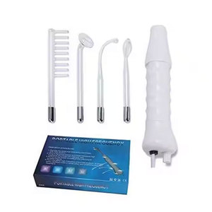 Varita de Terapia Facial Galvánica de Alta Frecuencia con Luz de Sonda Naranja/Morada/Azul y 110-220V para el Cuidado de la Piel - Product Image 2