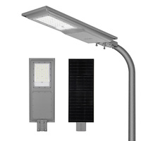 KCD tout-en-un LED IP65 éclairage extérieur 30w 60w 90w 120w 150w télécommande LED lampadaire solaire haute luminosité