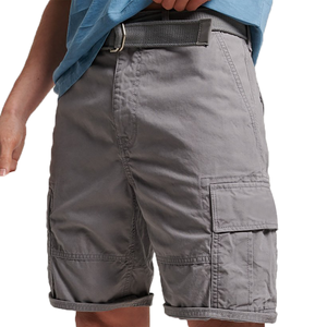 Pantaloncini Cargo da <span class=keywords><strong>uomo</strong></span> alla moda neri con coulisse in vita elastica e vestibilità rilassata <span class=keywords><strong>pantaloni</strong></span> corti da lavoro Casual leggeri con tasche - Product Image 2