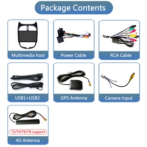 Dành Cho Peugeot 206 2001 - 2016 Đài Phát Thanh Trên Xe Hơi Trình Phát Video Đa Phương Tiện Điều Hướng GPS Không Có DVD Android 10 - Product Image 3