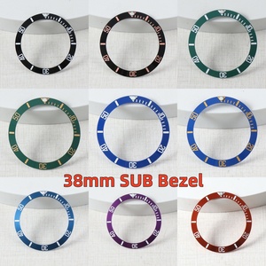 ขอบนาฬิกาขนาด 38 มม. วัสดุเซรามิก/อะลูมิเนียม สำหรับนาฬิกา <span class=keywords><strong>Submariner</strong></span> <span class=keywords><strong>Seiko</strong></span> Mods สำหรับ GMT Yacht-master NH35 อุปกรณ์เสริมนาฬิกา ตัวเรือน แหวนขอบตัวเรือน - Product Image 2