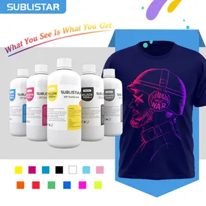 Tinta DTF Premium SUBLISTAR Hi-Pro, tinta de impresión de transferencia de calor de recarga de 1000ML LC LM LK <span class=keywords><strong>LLK</strong></span> para impresora de inyección de tinta DTF - Product Image 5
