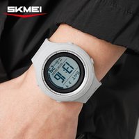 Jam Tangan Digital Olahraga Pria SKMEI 2708 untuk Hiking Outdoor, Tali TPU, Stopwatch, Layar Bercahaya, Tanggal, Tahan Air 50M, Jam Elektronik