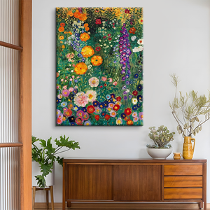 Pintura al óleo hecha a mano de flores de jardín de granja al por mayor arte de pared botánico Vintage pintura al óleo moderna para decoración del hogar - Product Image 6