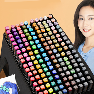 2024 120色/80色/60色各種ファインカラーアーティストマーカーペンスケッチ絵画コミックとデザイン - Product Image 4