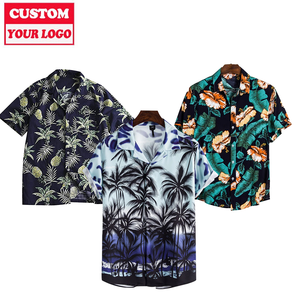 Chemise hawaïenne unisexe décontractée personnalisée avec impression intégrale en gros - Product Image 1