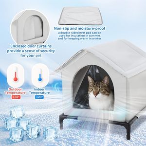 בית לחיות מחמד בית לחיות מחמד חיצונית 11 ק ג גור מחסה לחתולים פנים/חיצוני מבודדים חתול בר מחסה בד oxford קל - Product Image 3