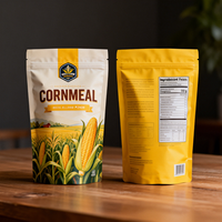 Sachets Doypack Personnalisés en Mylar pour Aliments, Matériau de Qualité Alimentaire, Emballage Scellé en Plastique, Sac pour Farine de Maïs