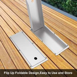 Cales de roue de <span class=keywords><strong>moto</strong></span> encastrées pour roues de 24 "Cales de roue de <span class=keywords><strong>moto</strong></span> en aluminium pour remorque - Product Image 3