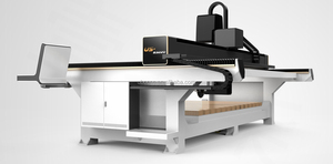 Ubo 4 + 1 trục máy CNC cầu thấy router để cắt phay khoan chế biến đá Granite đá cẩm thạch - Product Image 2