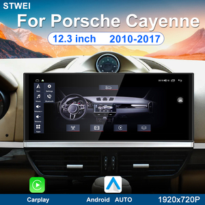STWEI per Porsche <span class=keywords><strong>Cayenne</strong></span> 2010-2017 Autoradio Multimediale da 12,3 Pollici Android 14 4G WiFi Carplay PGS Stereo Navigazione - Product Image 2
