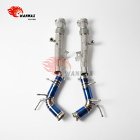 Système d'échappement complet Performance avec downpipe et catback pour Ferrari 296, en acier inoxydable soudé TIG