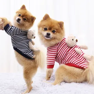 Joymay dễ thương Puppy trang phục bốn chân quần áo pháp Bulldog Teddy Chihuahua Kitten karwaii quần áo Pet chó quần áo