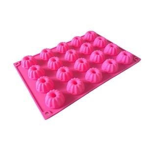 Molde de silicona para hornear pasteles, bandeja de chocolate y dulces reutilizable personalizada de 20 agujeros al por mayor - Product Image 2