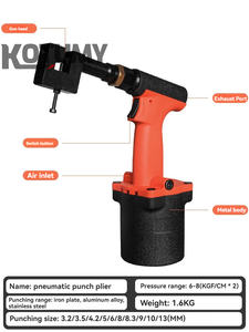 Pinza Idraulica Portatile per Foratura, Punzonatrice Pneumatica per Lamiera di Ferro, Alluminio, Metallo, Acciaio Inossidabile, Utensile per Foratura Rapida <span class=keywords><strong>3.2</strong></span>-12MM - Product Image 5
