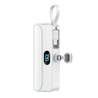 Nouveaux produits 2025 – Cadeau personnalisé avec logo OEM – Chargeur iPhone – Batterie externe portable haute capacité 5000 mAh – Banques d'alimentation