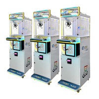 MAKER Nouveau design Mini machine à griffes d'arcade, distributeur de jouets pour parc d'attractions, accepteur de billets, prise US, machine à attraper les poupées à fort rendement