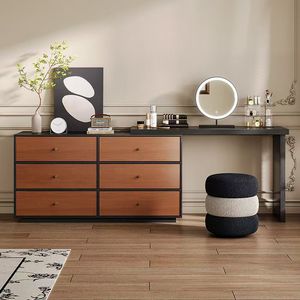 Directe d'usine, ensemble <span class=keywords><strong>de</strong></span> coiffeuse <span class=keywords><strong>avec</strong></span> petite commode et commode pour le maquillage contemporain, ensemble <span class=keywords><strong>de</strong></span> coiffeuse <span class=keywords><strong>avec</strong></span> petite commode - Product Image 1