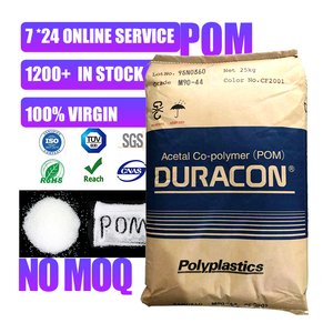 Gránulos de Plástico <span class=keywords><strong>POM</strong></span> Virgen de Alto Flujo DURACON Blancos 25KG/BOLSA Certificación ISO Antiestático para Moldeo por Inyección Precio Competitivo - Product Image 1