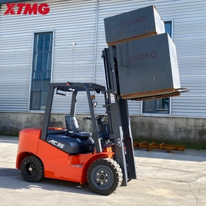 XTMG Timely Offer 500kg 1000kg 2000kg 3500kg Electric Hydraulic Forklift <strong>Lift</strong> Height 3-6m Lithium Battery Mini Forklift Powerful - Product Image 1