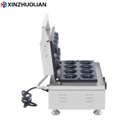 Nouvelle machine à beignets entièrement automatique XINZHUOLIAN, machine électrique miniature, acier inoxydable 304, revêtement antiadhésif, économie d'énergie