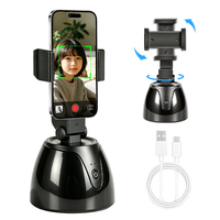 Gadget Viral 360 °   Caméra de suivi facial IA intelligente rotative, perche à selfie intelligente avec suivi automatique, support de téléphone pour créateur de contenu