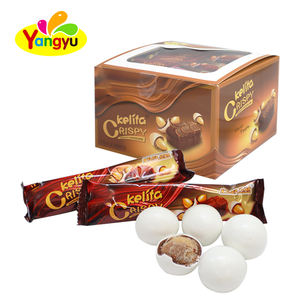 YangYu Wholesale Choco Crispy Coated <strong>Covered</strong> <strong>Peanuts</strong> Ball Round Confectionery Supply <strong>Peanut</strong> <strong>Chocolate</strong> - Product Image 1