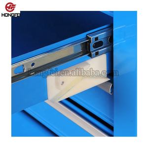 <span class=keywords><strong>Chariot</strong></span> à outils en acier à 4 tiroirs avec <span class=keywords><strong>porte</strong></span> et glissières à billes pour <span class=keywords><strong>garage</strong></span> et atelier - Product Image 4