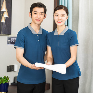 Fabricant de vêtements OEM, uniforme <span class=keywords><strong>professionnel</strong></span> pour femmes, uniforme de personnel hôtelier 100% polyester, tailles jusqu'à 7XL - Product Image 5