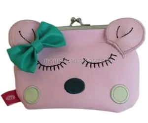 パーソナライズされたコインバッグメタルクラスプ財布かわいいピンクマウスデザインミニ財布バッグ
