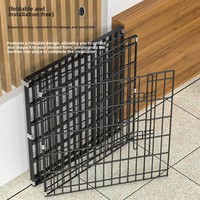 Enclos octogonal pliable en fer de style européen pour chiens, poulets, lapins et canards - Utilisation intérieure et extérieure