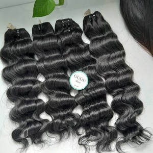 ผมต่อแบบลอนผมมนุษย์บริสุทธิ์แบบเวียดนามสำหรับ100% - Product Image 1
