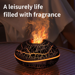 Humidificateur d'air intelligent à ultrasons professionnel électrique, effet flamme volcanique, en plastique, pour la maison, 360°, pour huiles essentielles - Product Image 6