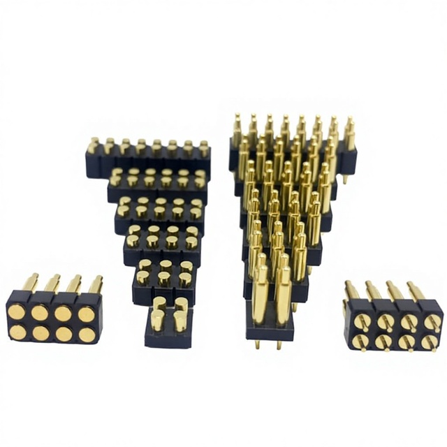 POGOPIN Copper POGO PIN Spring Pin Charging Test Probe Mold Pin Antenna Pin Model 4P6P8P-30P