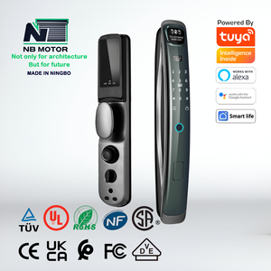 <span class=keywords><strong>NB</strong></span> Moteur Tuya WiFi Reconnaissance faciale Serrure de porte Poignée intelligente Accès sans clé Contrôle APP Design moderne pour hôtels appartements - Product Image 4